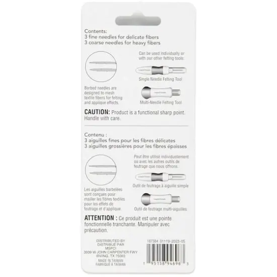Replacement Felting Needles, 6ct. by Loops & Threads&reg; {5}