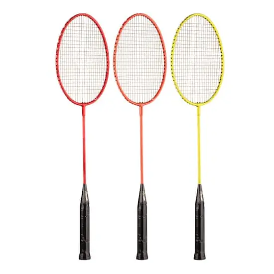 Champion Sports Tempered Steel Badminton Racket Set {3}