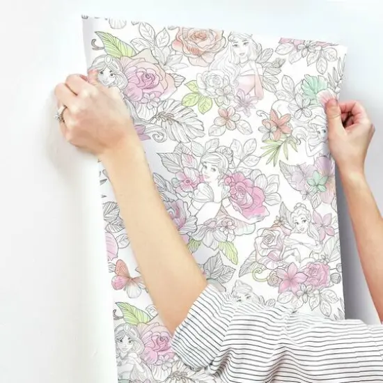 RoomMates Disney&reg; Princess Floral Peel & Stick Wallpaper {7}