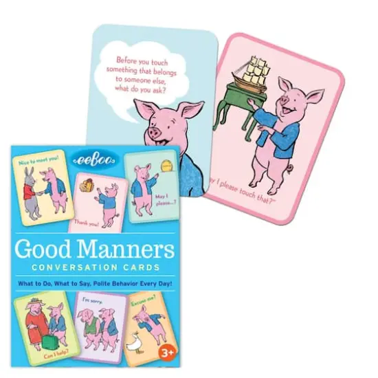 eeBoo Good Manners Conversation Flash Cards {3}