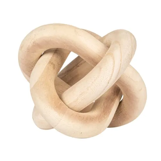 Hello Honey&reg; 5.75" Rustic Pine Wood Chain Link D&eacute;cor {9}