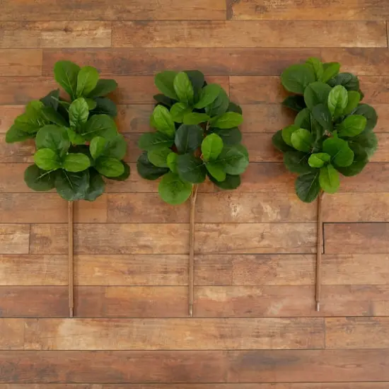3.5ft. Artificial Fiddle Leaf Fig Tree Set {4}