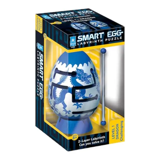Smart Egg&reg; Blue Dragon 2-Layer Labyrinth Puzzle {1}