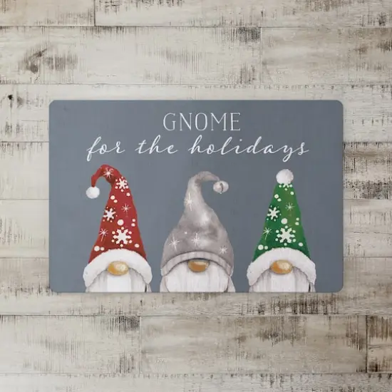Gnome for the Holidays Floor Mat {3}