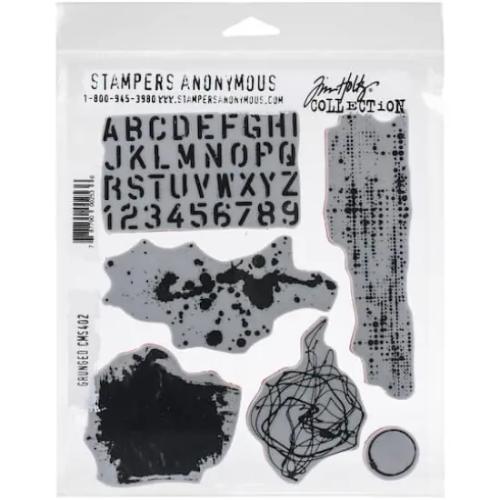 Stampers Anonymous Tim Holtz&reg; Grunged Cling Stamps {1}