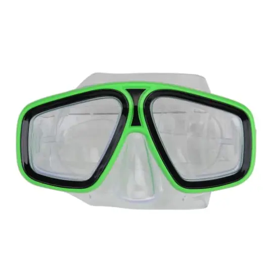 Swim Central 6.25" Lime Green Laguna Recreational Swim Mask with Nose Piece {1}