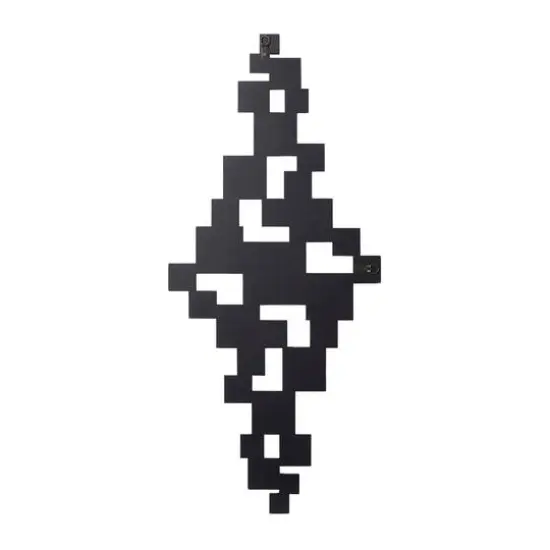 Silver Glam Wood Wall Mirror, 48" x 21" {5}