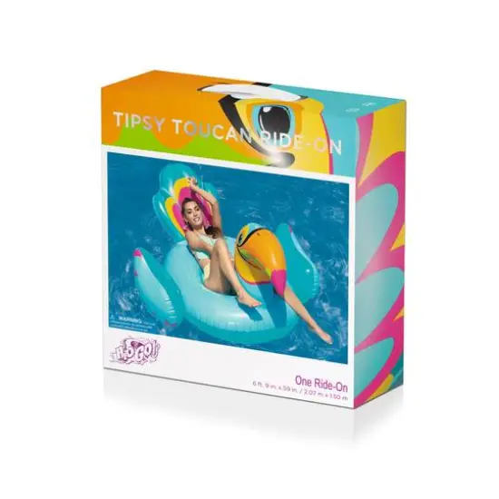 Bestway Tipsy Toucan Ride-On Inflatable Pool Float {3}