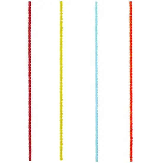 Multicolor Glass Cube Beads, 3mm by Bead Landing&trade; {4}