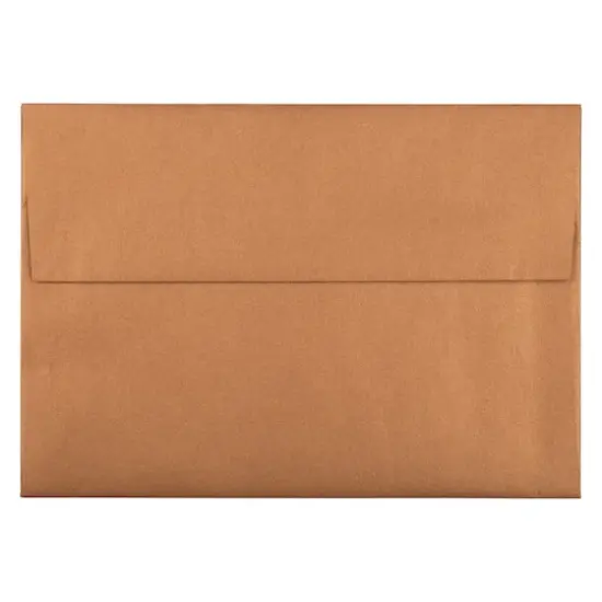 JAM Paper A1 Metallic Invitation Envelopes, 25ct. Copper Stardream {1}