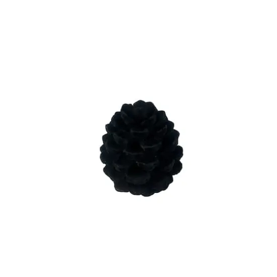 5" Black Flocked Pinecone Tabletop D&eacute;cor by Ashland&reg; {3}