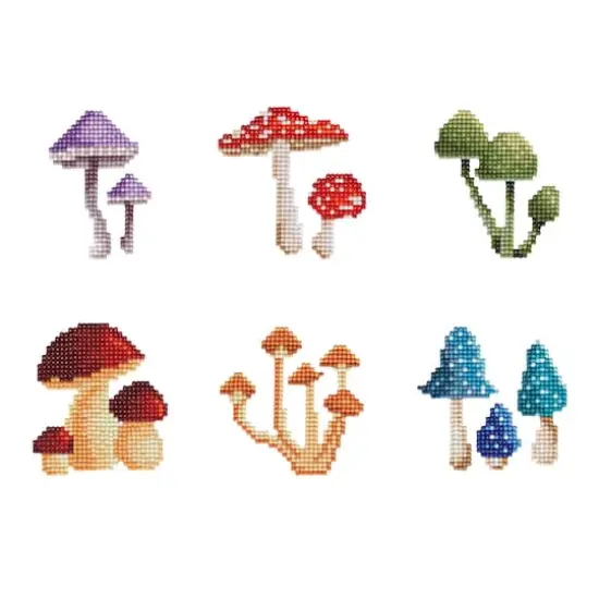 Mushrooms Diamond Art Kit by Make Market&reg; {1}