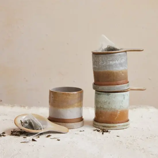 Hello Honey&reg; Stoneware Coffee Filter Set with Cup & Saucer {3}