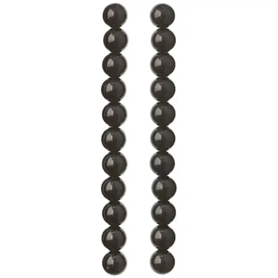 Black Jasper Round Beads, 10mm by Bead Landing&trade; {4}