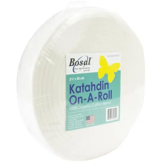 Bosal Katahdin On-A-Roll 2.25" Organic Cotton Batting, 50yd. {4}