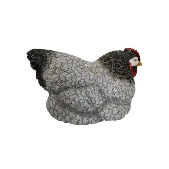 Santa's Workshop 9" Lying Sussex Chicken {1}