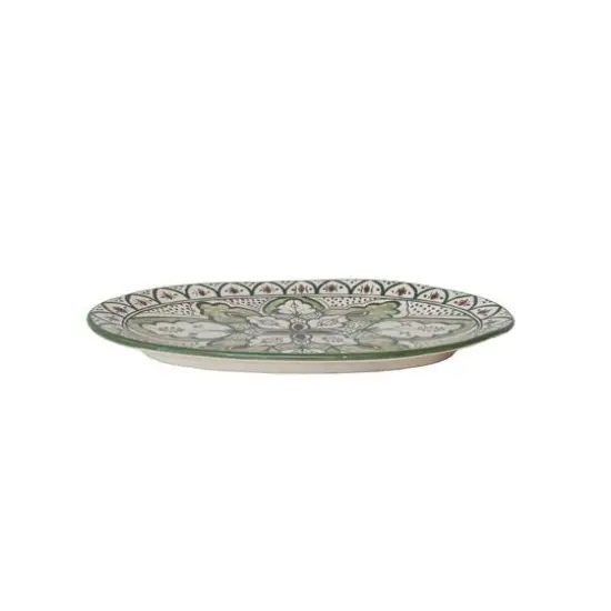 Hello Honey&reg; 16.5" Garden Tapestry Stoneware Platter {6}