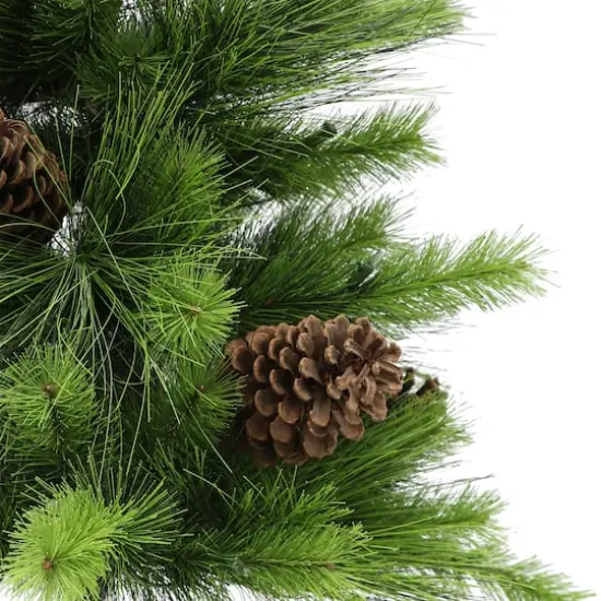 3.5ft. Pre-Lit Potted Artificial Tree, Clear Lights {6}