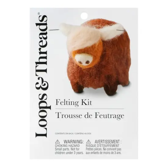 Highland Cow Felting Kit by Loops & Threads&reg; {5}