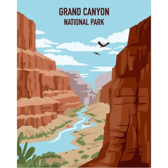 Grand Canyon Paint-by-Number Kit by Artist's Loft&reg; {1}