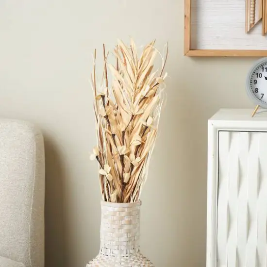 Mixed Light Brown Palm Leaf & Branch Foliage Bundle {7}