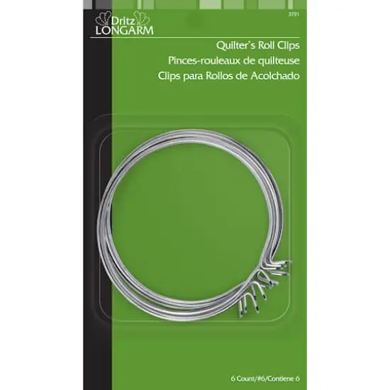 Dritz&reg; Quilter's Roll Clips, 6ct. {1}