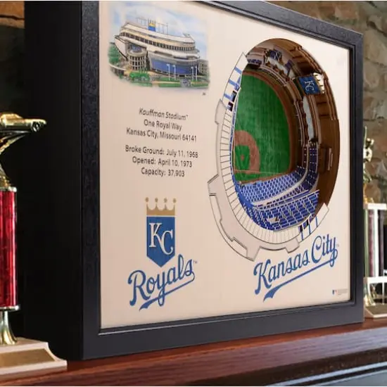 MLB 25-Layer StadiumView Wall Art Kansas City Royals {4}