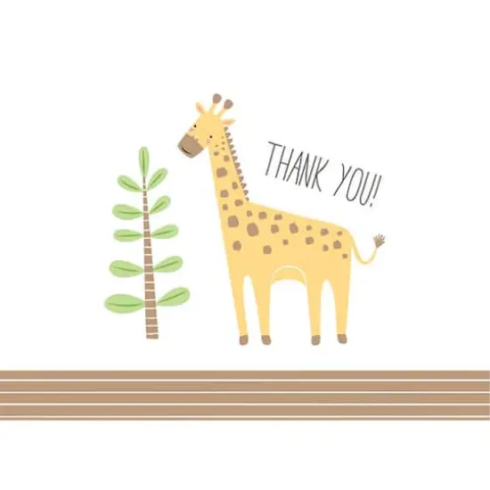 JAM Paper Cuddly Critters Blank Thank You Cards Set, 36ct. {3}