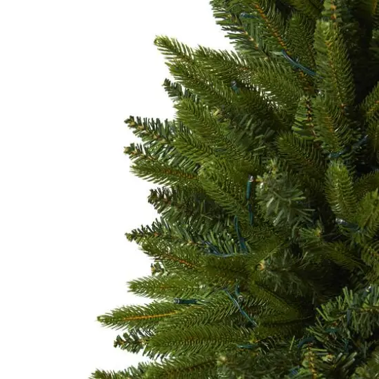 7ft. Pre-Lit Sun Valley Fir Artificial Christmas Tree with LED Lights {6}