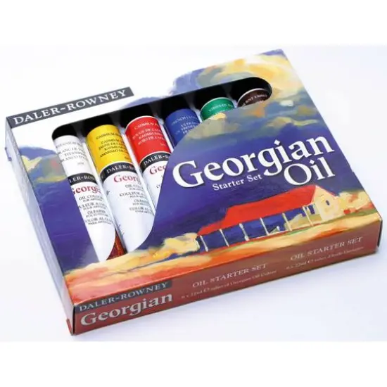 Daler-Rowney&reg; Georgian 6 Color Oil Paint Starter Set {1}