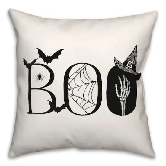 Boo Throw Pillow {1}