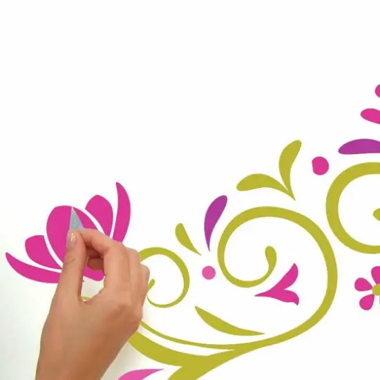 RoomMates Frozen Springtime Custom Headboard Peel & Stick Giant Wall Decals {5}