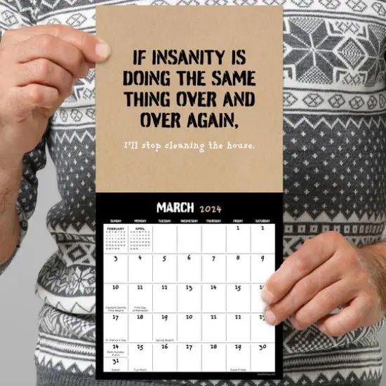 TF Publishing 2024 Anti-Affirmations & Sarcasm Mini Calendar {6}