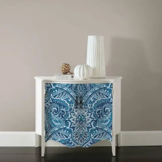 RoomMates Blue Swept Away Peel & Stick Wallpaper {3}