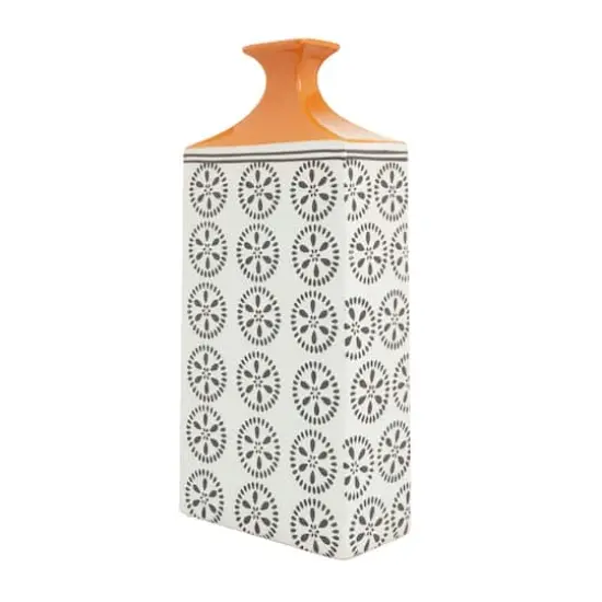 White Stoneware Transitional Vase, 17" x 9" x 7" {3}