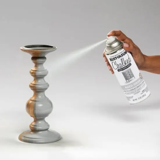 Rust-Oleum&reg; Chalked 12oz. Ultra Matte Spray Paint Aged Gray {7}