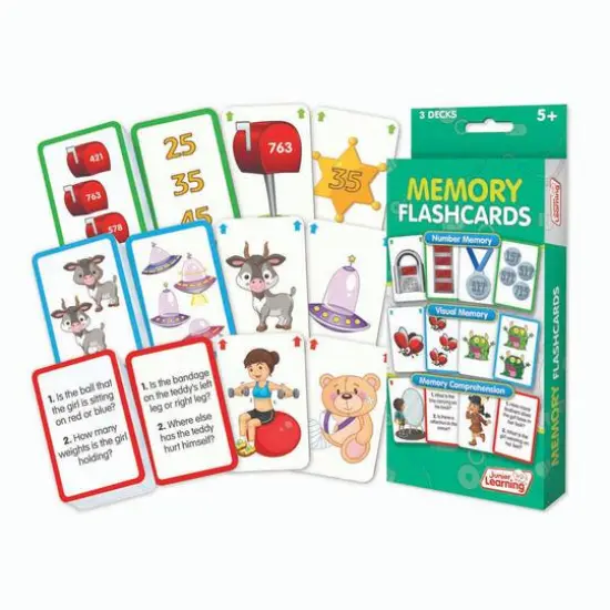 Junior Learning&reg; Memory Flashcards Educational Set {7}