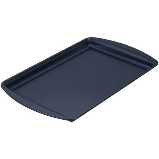 Wilton® Diamond-Infused Non-Stick Navy Blue Medium Baking Sheet {3}