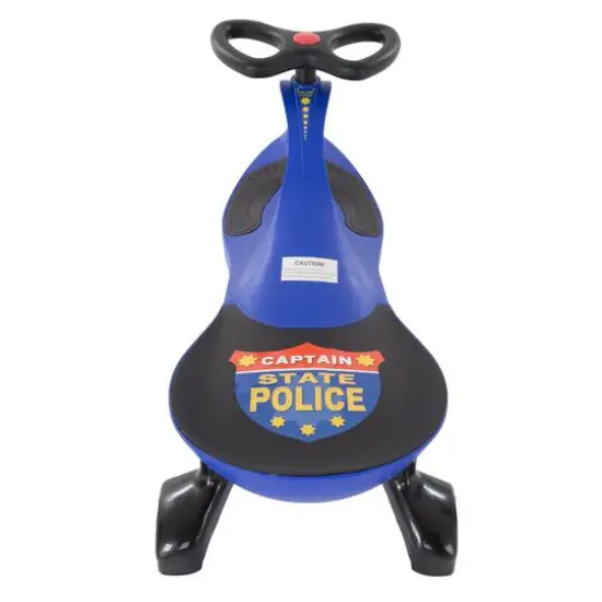 Toy Time Blue Police Wiggle Car {4}