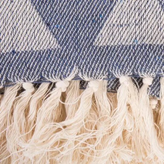 Triangle Throw French Blue" {4}