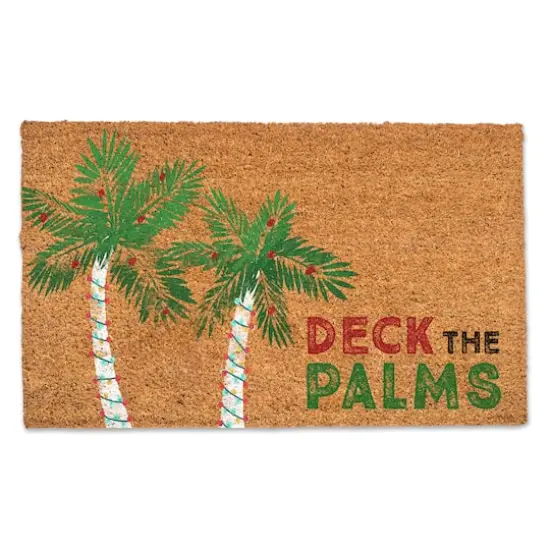 Deck the Palms Door Mat {1}