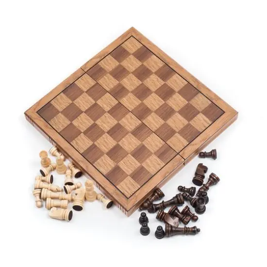 Toy Time Wooden Book Style Chess Board {1}
