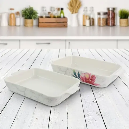 Martha Stewart 2-Piece Ceramic Baker Set {10}