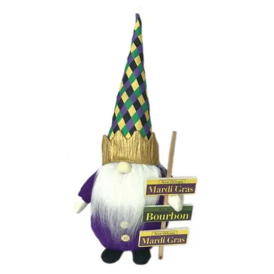 Santa's Workshop 15" Mardi Gras Gnome {1}