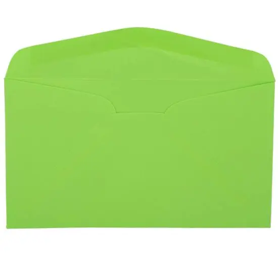 JAM Paper 3.625" x 6.5" Premium Commercial Envelopes, 100ct. Light Green {4}