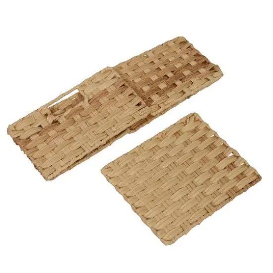 Honey Can Do 3-Tier White Decorative Over-the-Toilet Space Saver with Woven Baskets {10}