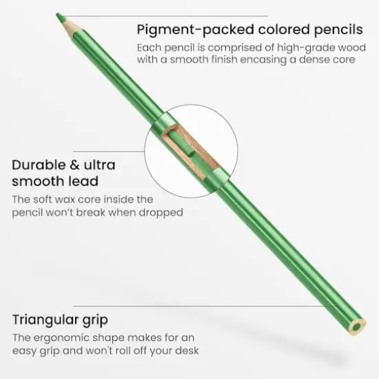 Arteza&reg; Kids Colored Triangular Pencils, Scented, Set of 24 pcs {4}