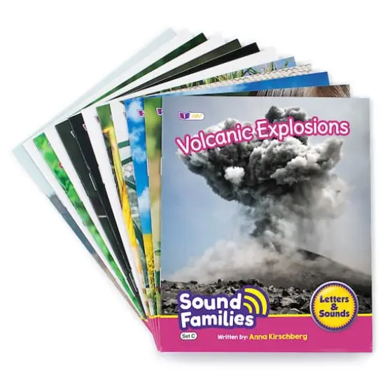 Junior Learning&reg; Decodable Readers Sound Families R-controlled Non-Fiction Phase 5.5 Set {3}
