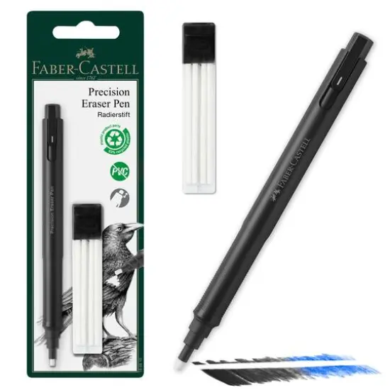 Faber-Castell Precision Eraser Pen & Refill Set {1}