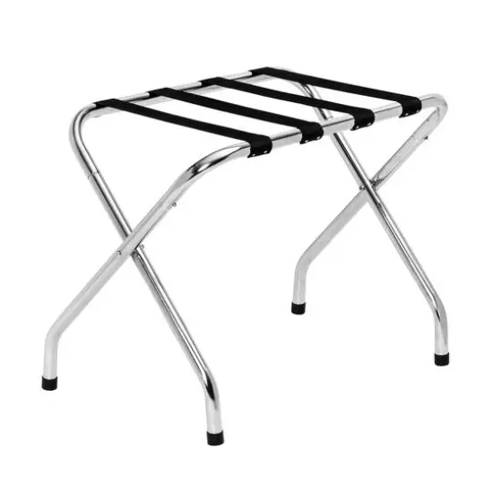 Honey Can Do Chrome KD Luggage Rack {4}